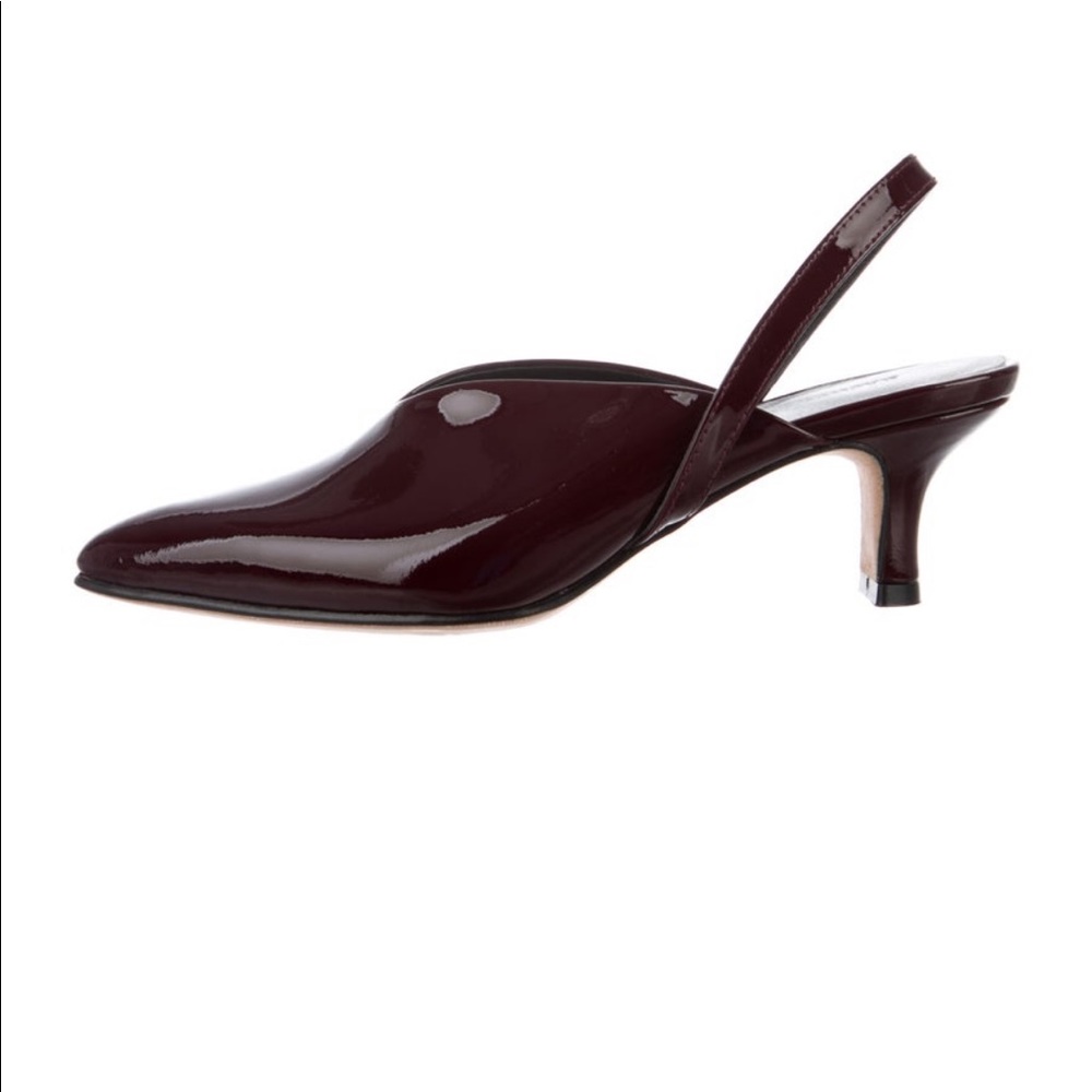 Rachel Comey Patent Leather Slingback Pumps